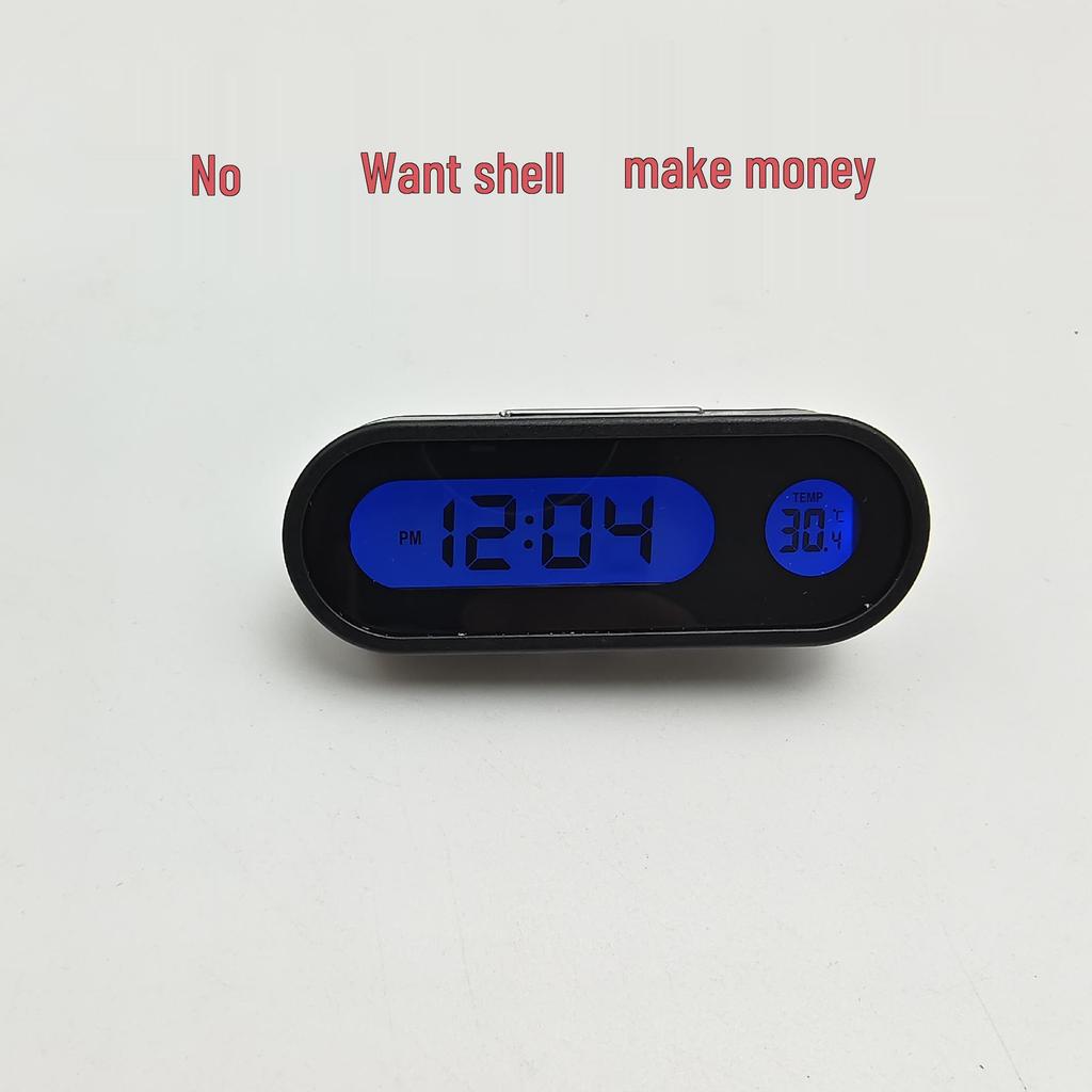 Auto Lüftungsschlitz Leuchtende Uhr & Thermometer