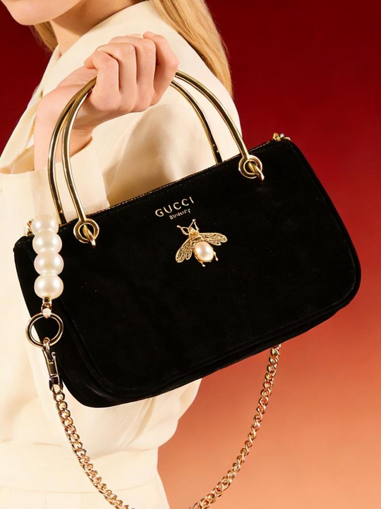 Gucci Bolsas de Mão de Luxo para Mulheres, Bolsa Clutch para Mulheres com Design Chic, Armazenamento Espaçoso para Cosméticos e Essenciais, Ideal para Galas e Eventos Noturnos