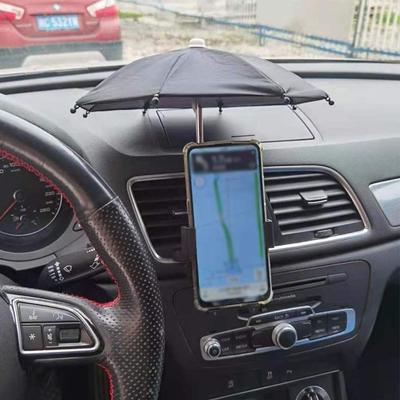 Phone Umbrella For Sun Suction Cup Stand Creative Outdoor Cell Phone Holder Sun Shade Small Cartoon Bracket Car Phone Holder