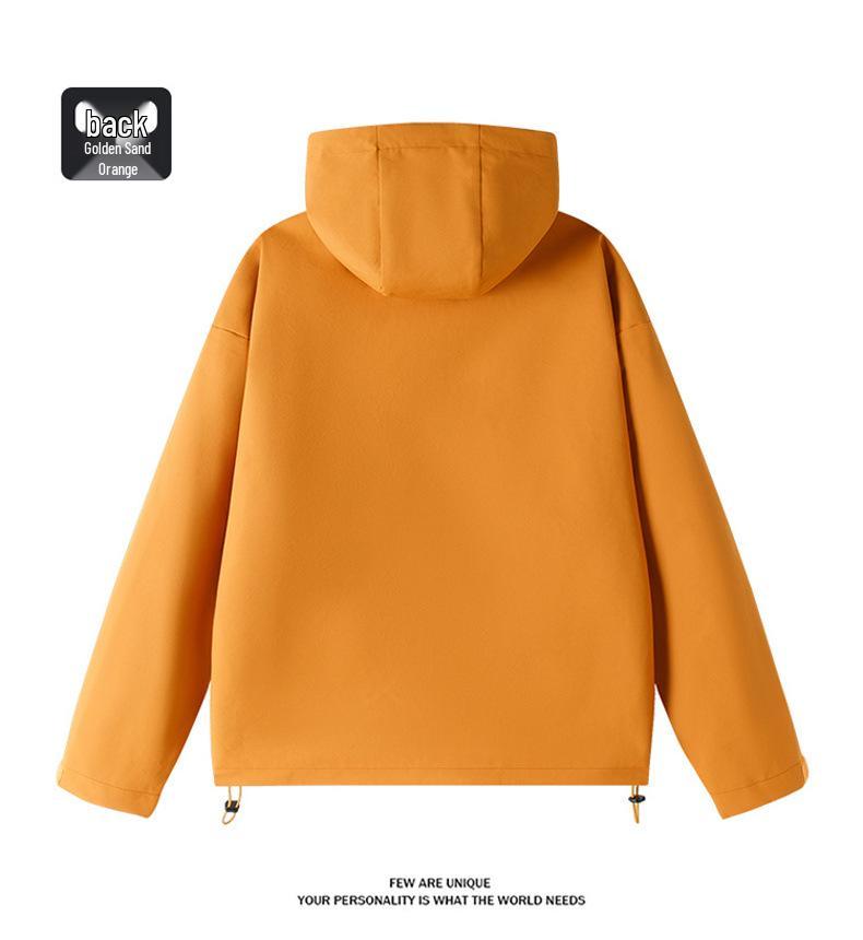 Couple's Dopamine Color Block Windbreaker - Unisex, Windproof, Versatile Outdoor Jacket
