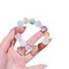 Natural Multi-Treasure Crystal Bracelet - Modern Luxury Design for Women, Dopamine-Inspired, Red Book Edition