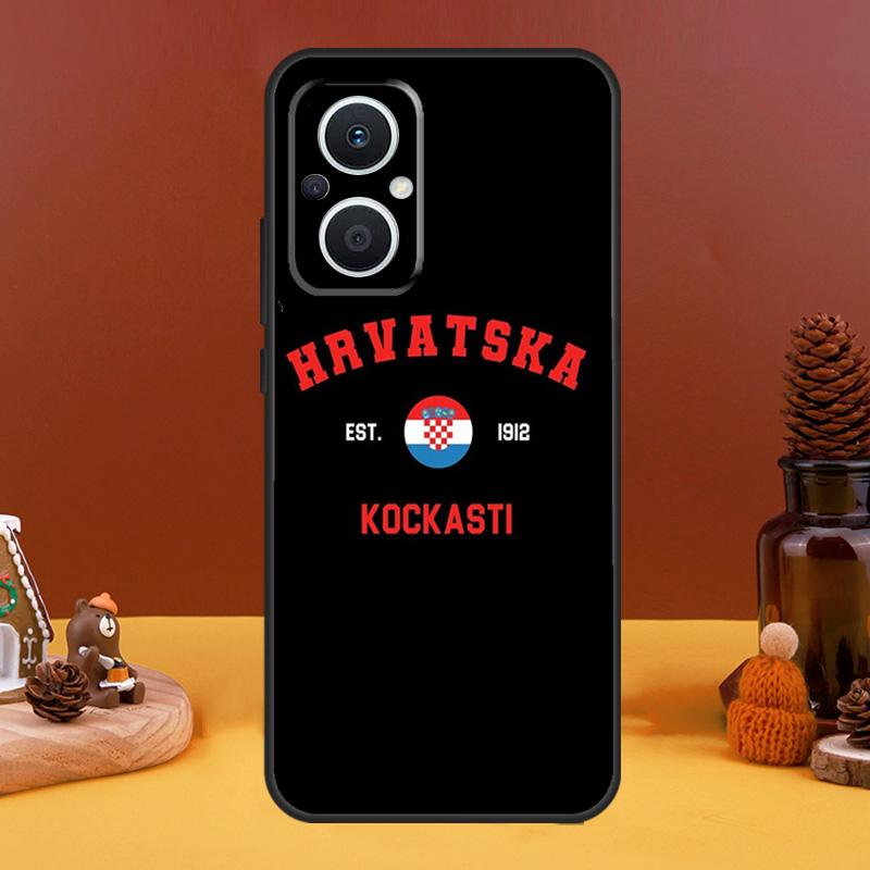 Croatia Flag Case For OPPO Reno 8T 4Z 5Z 10 Pro 11 F 4 5 6 7 8 Lite OPPO Find X5 X6 Pro X2 X3 Lite Cover