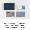 Card Case Thin Slim Made In Japan Receca Cashless Receipt [TAVARAT] Men's (Navy)
