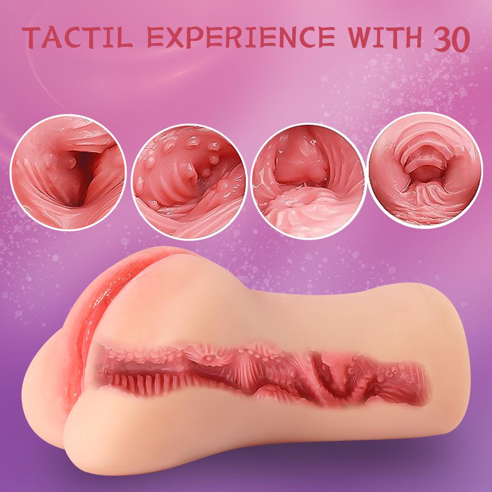 Male Masturbator Realistic Pocket Pussy Stroker Cup Vaginal Sex Toys for Men