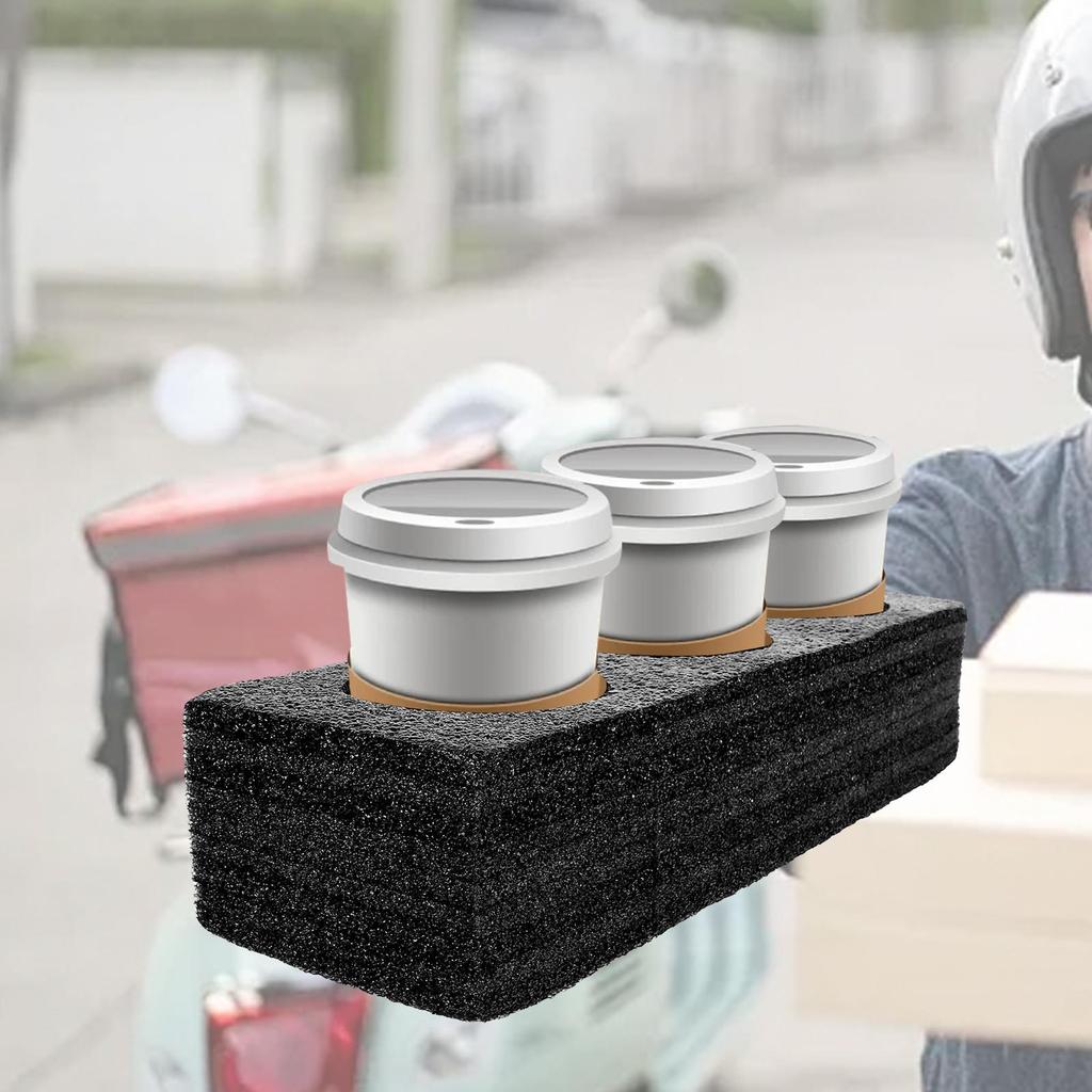 Lochbecherhalter Kaffeegetränke-Lieferwerkzeug Kaffeetassen-Flaschenhalter Tassenbefestigungshalter für Camping Restaurant Kühlschrank