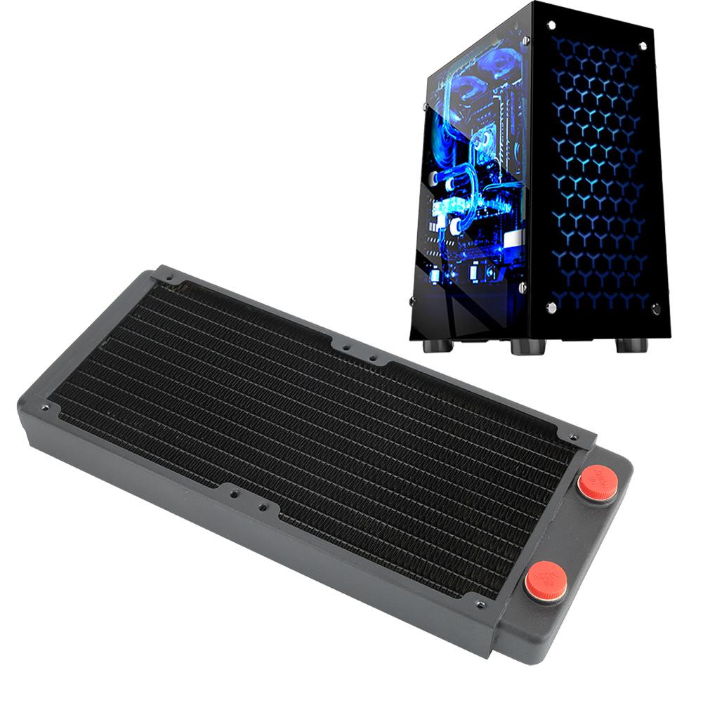 G14 Thread Computer Water Cooling Copper Heat Sink with 12-Tube for Continuous Heat Dissipation