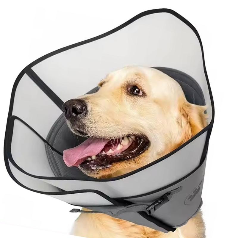 Protective Anti Licking Collar for Pet Cotton Comfortable Fit Prevents Biting Wounds Light weight Easy to Clean