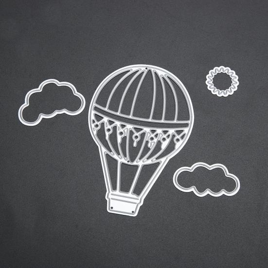 Fire Balloon Cloud Sun Metal Cutting Die Scrapbooking Craft DIY Po
