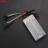 JCD 1pcs 3V 4.5V 6V AA Terminal Wire Transparent Battery Box with Cover Switch Male/Female Connector DIY Craft Model Accessories