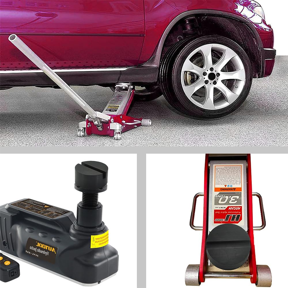 Universal Rubber Jack Pad, Hydraulic, Garage Jack, Rubber Pad, Frame Rail, Protection, Slip Prevention,