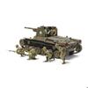 Maquette militaire - tamiya - set de canons de chars japonais - 1/35 - figurine incluse - 6 canons
