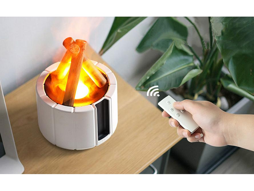 Colorful Flame Aromatherapy USB Humidifier for Home & Hotel