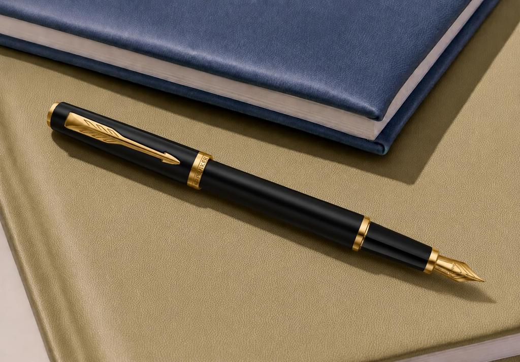 PARKER Fountain Pen Meridian Matte black GT Fine Gift Boxed 2232093