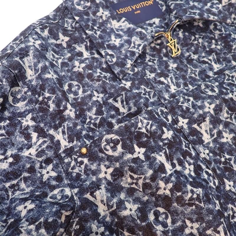 LOUIS VUITTON  54 Denim Jacket blue/Indigo cotton/Polyurethane mens