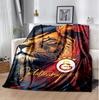 Galatasaray Flannel Blanket Soft Warm All-Season Throw, Design for Camping, Car Travel, Hiking Sofa, Bed, Office Perfect Gift for Parties