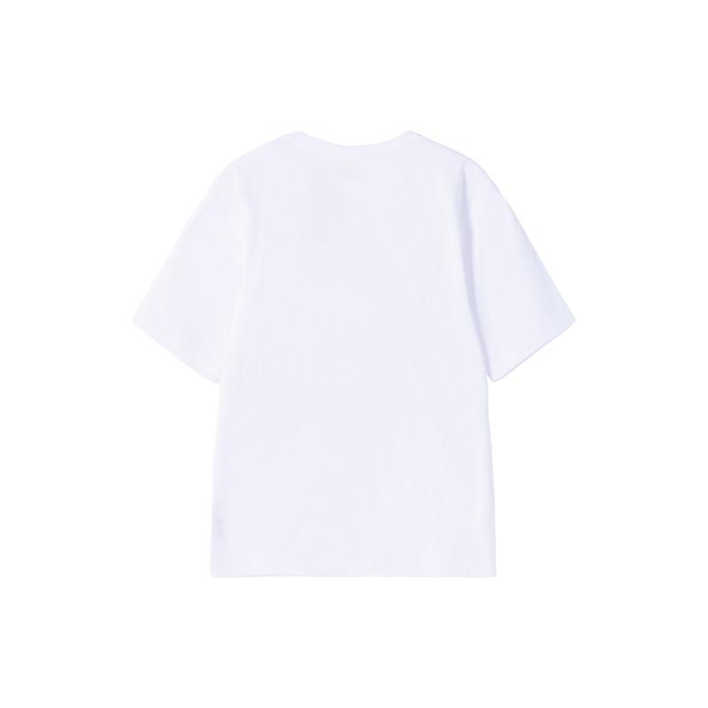Li-Ning Summer Round Neck Printed Short Sleeve T-Shirt Comfortable Casual Three-Quarter Pants Sports Set Men Sets White Black A17-1+W025-1