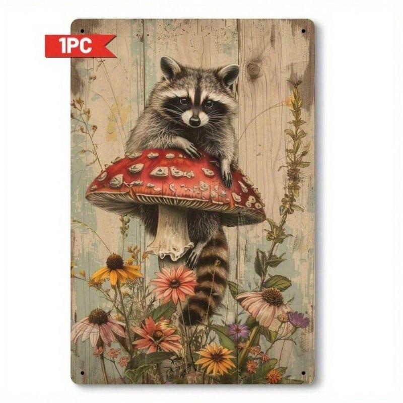 Retro Metal Tin Sign Wall Art Decor for Living Room Bedroom Office