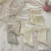 Lace Socks, Women'S Season, Thin Mid-Leg Socks, Bows, Love Pendants, Stacked Socks, Sweat-Absorbing Stockings