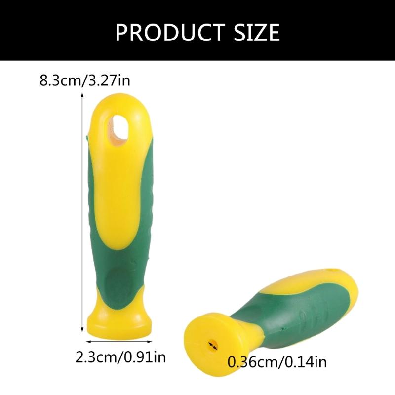 Nonslip File Handle For Easy Replacement On Metal File And Hand Tool, Enhances Control In Woodwork With Rectangular Hole