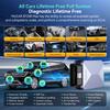 MUCAR BT200 MAX CAN FD OBD2 Scanner 15 Resets AI Car Diagnostic Tools All System Auto Scan Bi-Directional Control Free Update