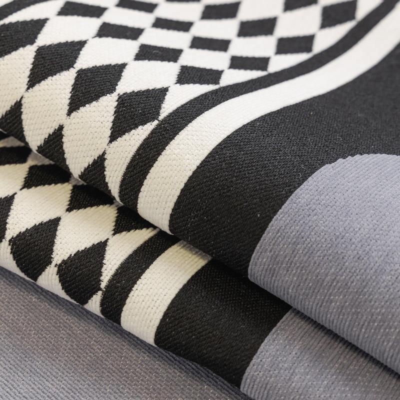 Special-Shaped Sofa Cushion, Universal Sofa Cover For All Seasons, Light Luxury, High-End Fixed Non-Slip Straight-Row Leather Sofa Seat Cushion