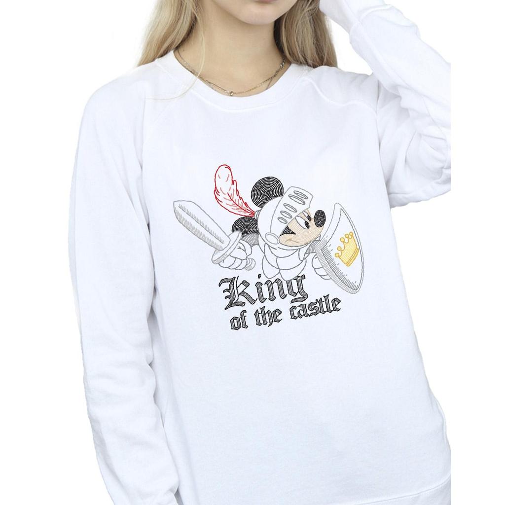 Disney Womens/Ladies Mickey Mouse King Of The Castle Sweatshirt