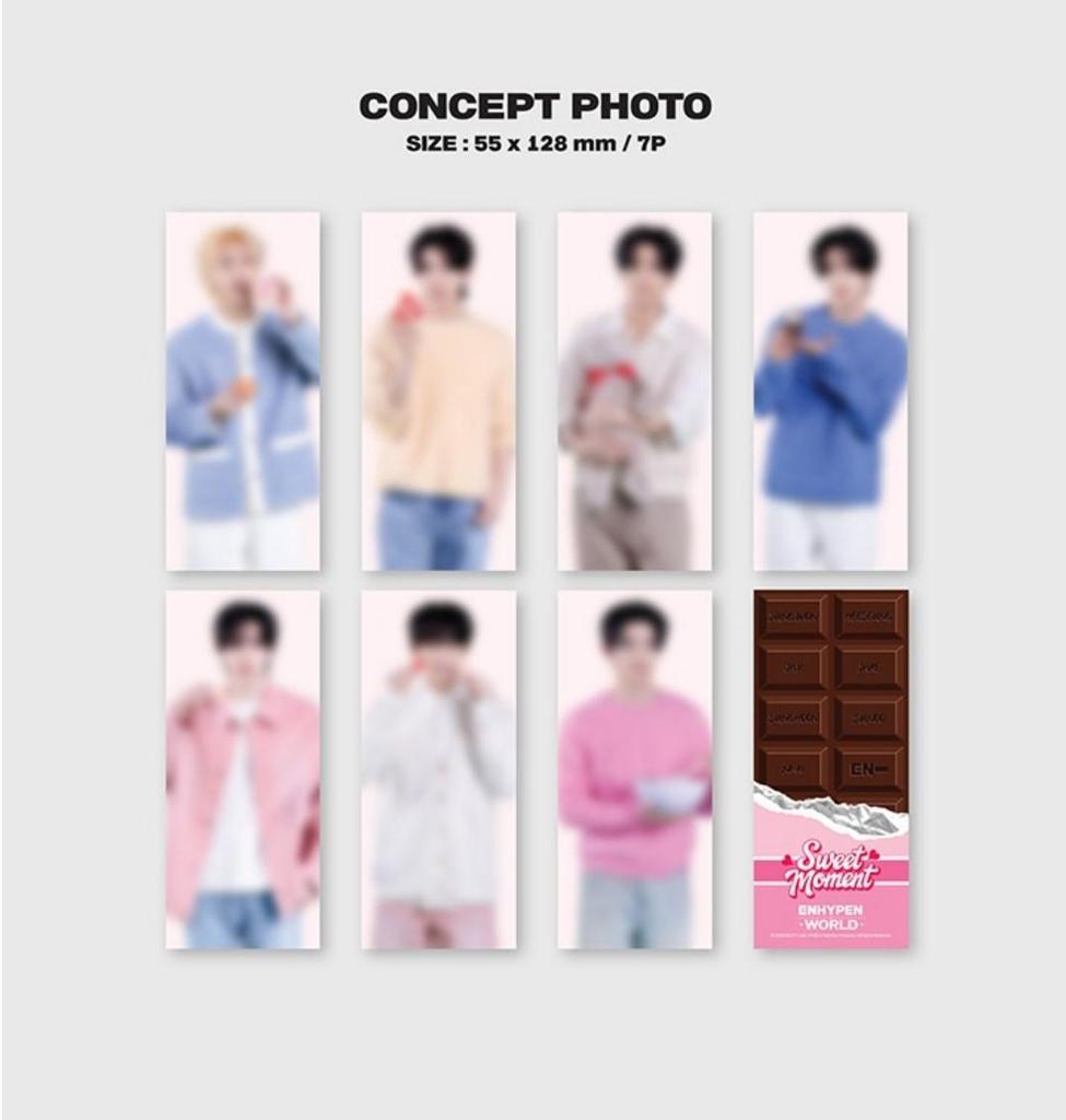 [pre-order] ENHYPEN WORLD Coupon Card Collection Sweet Moment Special Ver. Official K-POP Merchandise