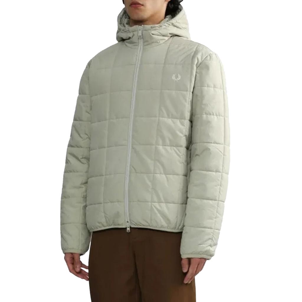 Fred Perry Mens Grid Insulated Padded Jacket