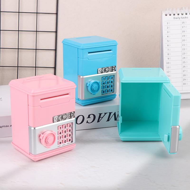 Kids Money Bank Password Piggy Bank Mini Atm Cash Coin Money Box For Kids Birthday Toy