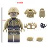 Military Ghost Special Police Doll Suit Vest Backpack Belt Assembly Accessories Building Block