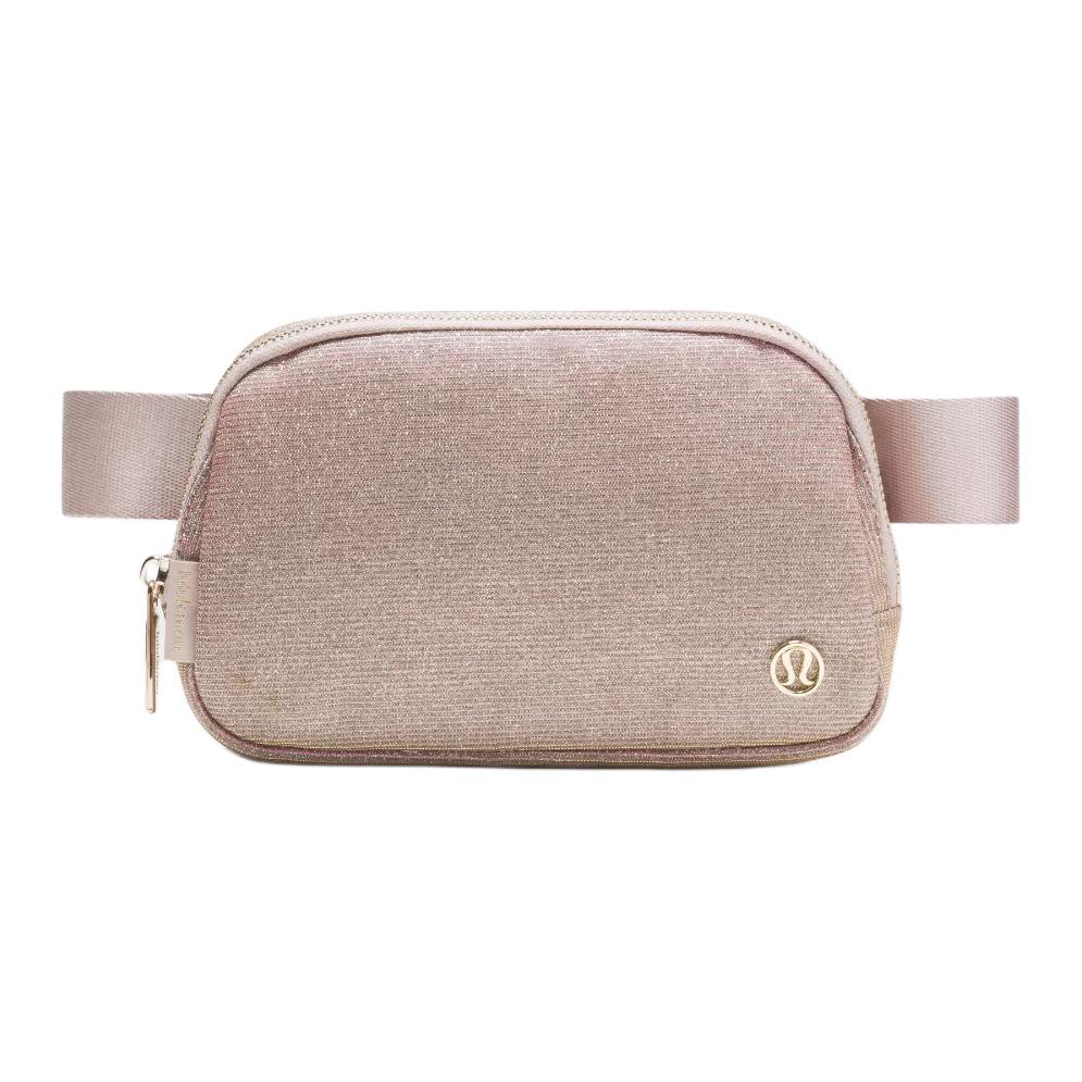 

Lululemon Everywhere 1L Belt Bag With Metal Logo Recycled Polyester Women Belt Bag Champagne-Pink Muses-Gold Gold LU9CN3S-074868 Champagne Pink & Muse Gold & Gold