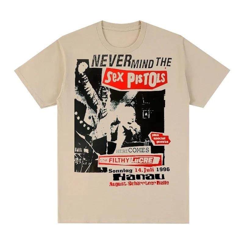 Sex Pistols  Never Mind The Bollocks  1996 Hanau Concert Graphic Print Punk Rock Band Streetwear T-Shirt 4XL