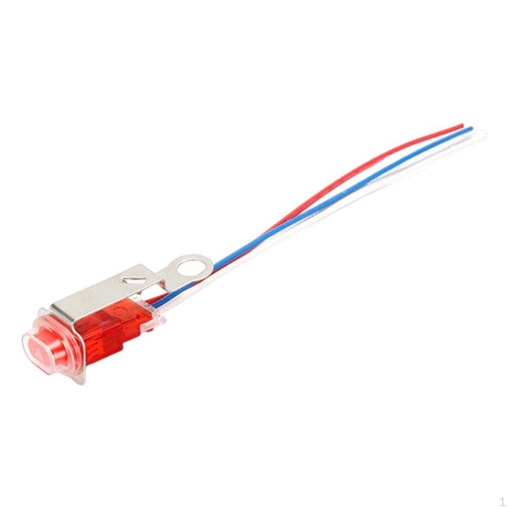 Flash Button Warning Switch, PP Replacement Control, Quick Installation, Suitable for Motorcyclists,
