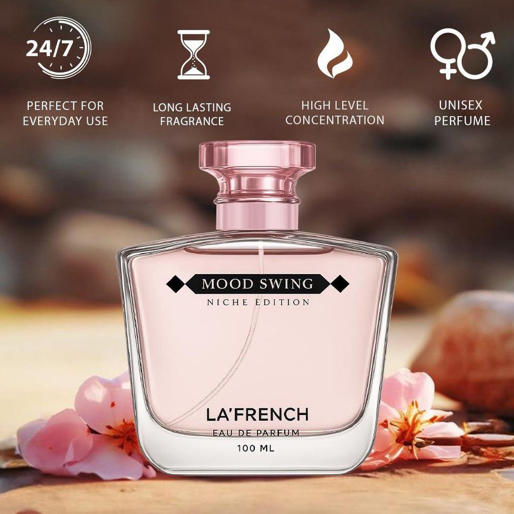 La French Mood Swing Unisex Perfume-100ml | Intense, Long-Lasting Luxury Fragrance | Premium Perfume for Men and Women