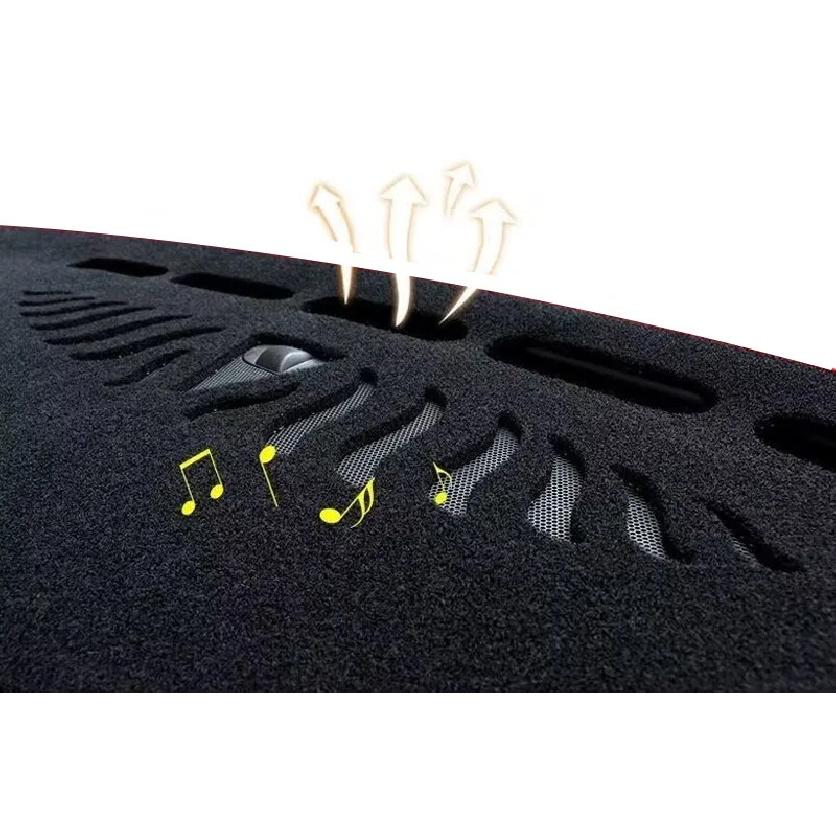 Black Car Dashboard Dash Mat DashMat Sun Cover Pad FOR Cadillac XT5 2017-2024