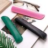 Solid Color PU Pencil Bags PU Leather Pen Bags Lightweight Pencil Case  Office Supplies