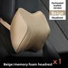 Car Headrest Waist Pillow Car Memory Cotton Neck Pillow Car Seat Car Pillow Back Pad Support Comfortable