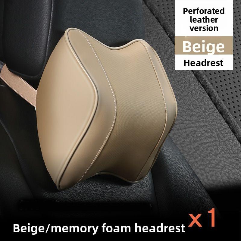 Car Headrest Waist Pillow Car Memory Cotton Neck Pillow Car Seat Car Pillow Back Pad Support Comfortable
