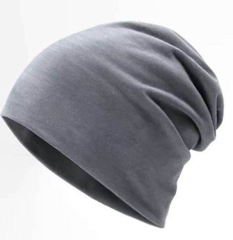 Pure Cotton Breathable Jacquard Maternal Windproof Moon Cap Women's Solid Color Sports Pullover Cold Beanie Outdoor