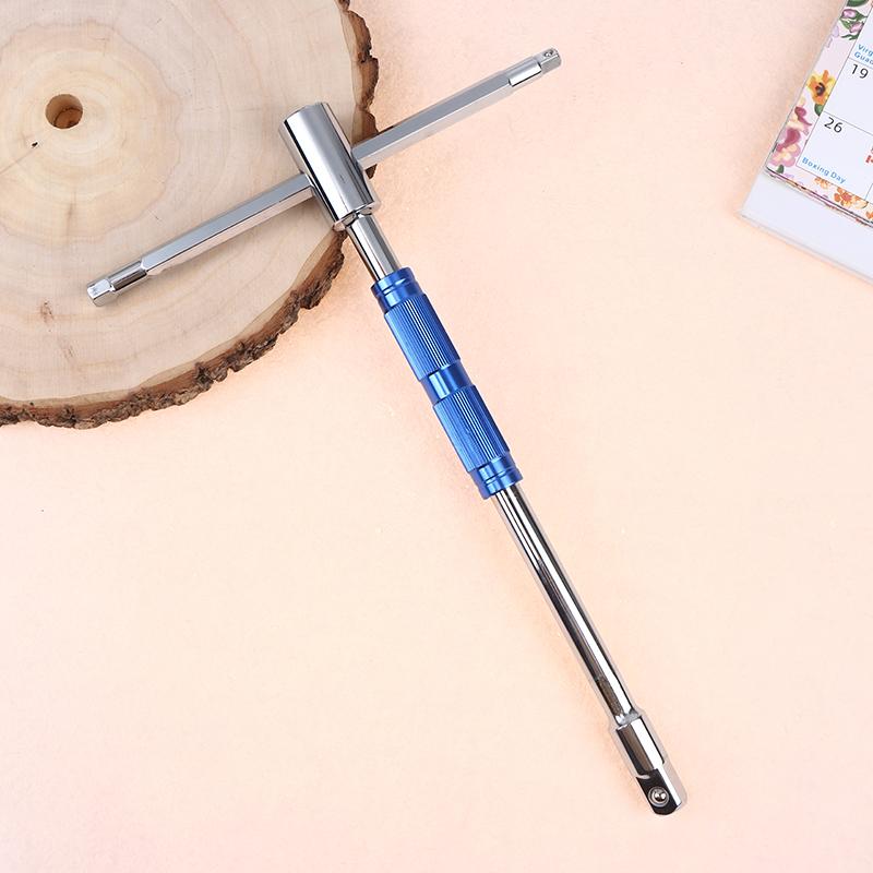 Multifunctional T-Handle Socket Wrench Set, Interchangeable Sockets And Lever Bar, Easy To Use Hand Tool For Repair Work