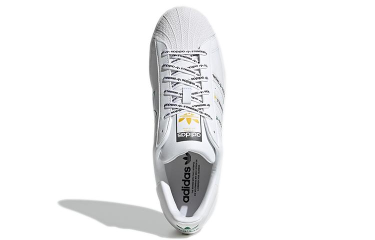 adidas Superstar 'Logo Streifen - Weiß Hellgrün' GX2990