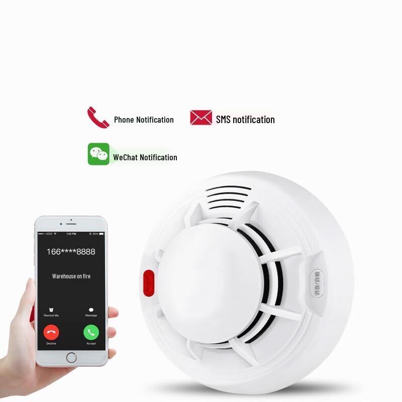 LFang Independent 4G Smart Smoke Detector