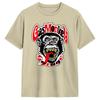 Monkey Gas Garage TShirt Unisex Awesome Pure Cotton Tee Shirt Round Neck Short Sleeve T Shirts Adult Tops