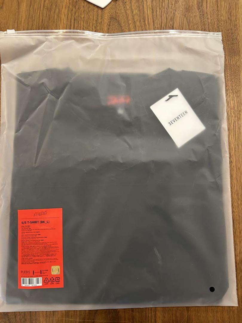 

[USED] Hoshi Woozi warning T-shirt, size L