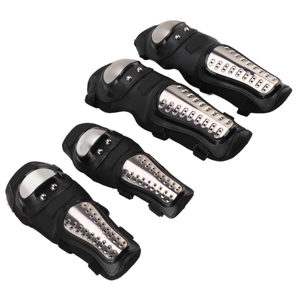 Adult Knee Elbow Pads Breathable Impact Resistant Adjustable Unisex Sport Protective Gear for Motorcycle Riding Skiing