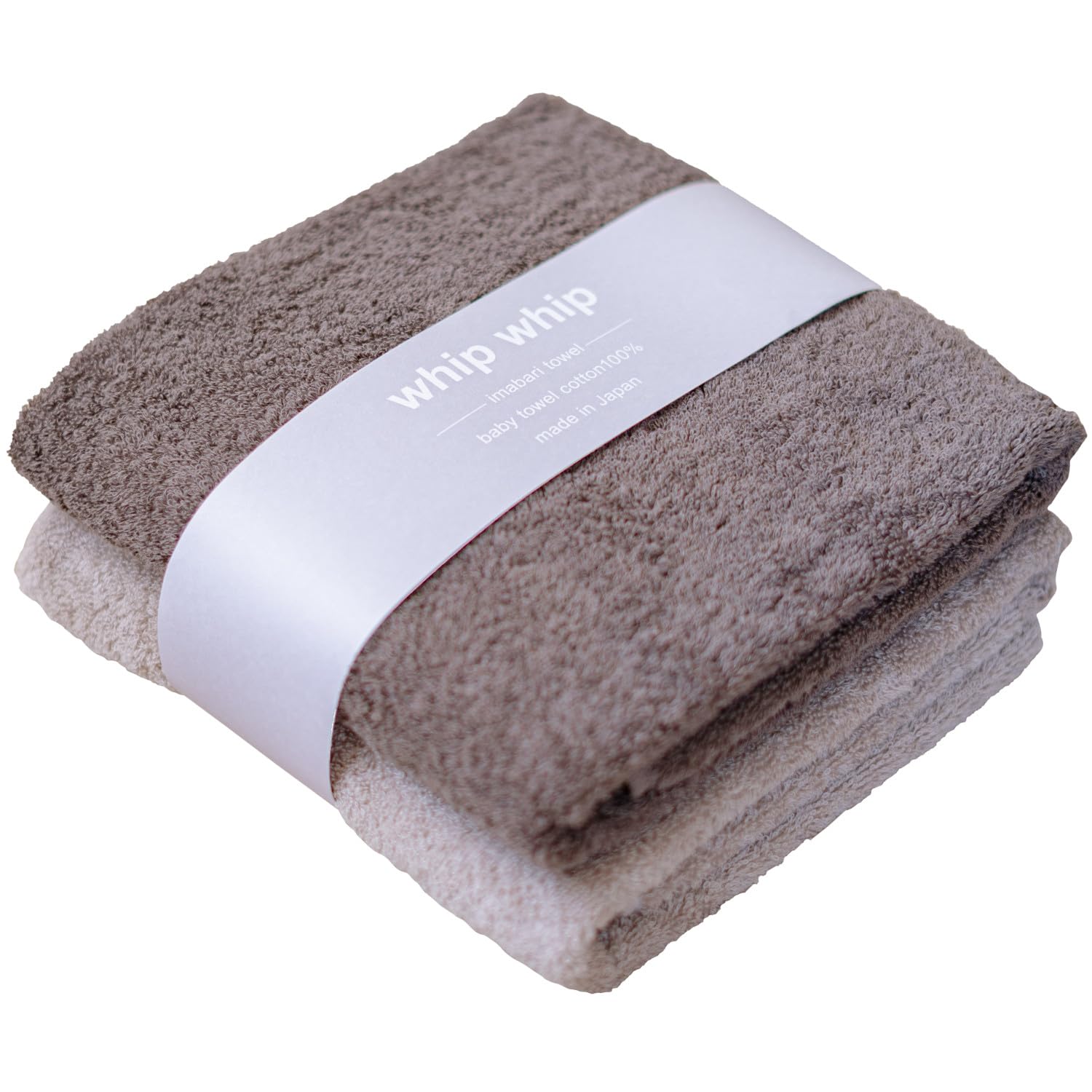 

Imabari Whipwhip Baby Newborn Bath 67cm x 67cm x Made in Japan Towel, Towel, Square, (Beige Brown),