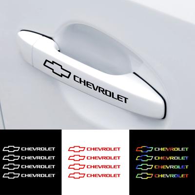 Para Corsa Volt Onix Aveo Z71 Equinox Trax Impala Pegatinas para Manijas de Puerta de Coche Calcomanía para Llantas Decoración Reflectante para la Carrocería