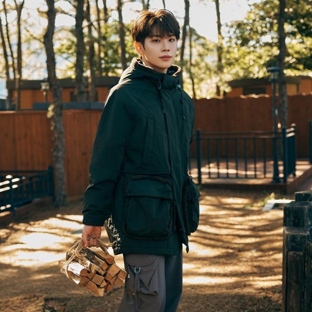 Teddy Pocket Padding  Khaki  [jebewon Kimtaerae Wearing] 100