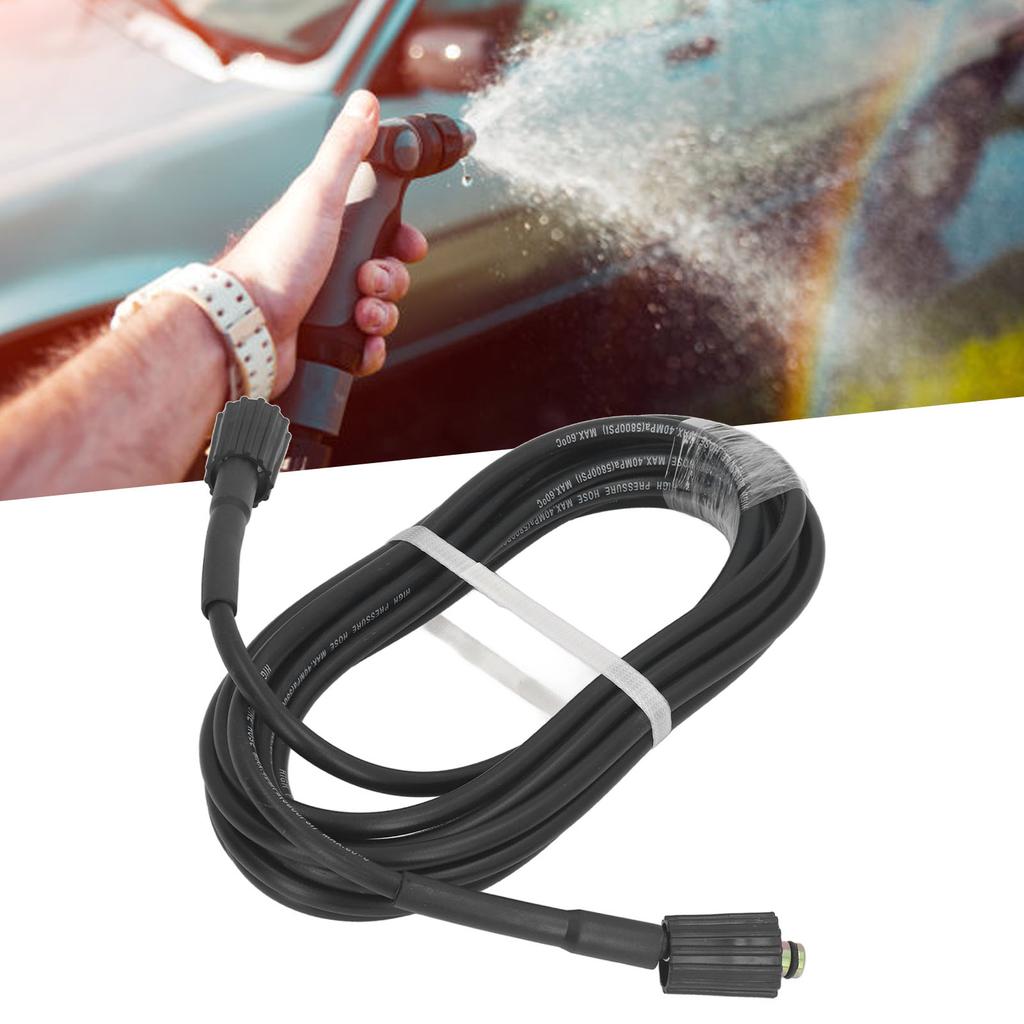 Sewer Jetter Hose, 26.25 feet for Pressure Washer - Explosion Proof High Pressure Drain Cleaning Hose, M22 14MM Insert   for Home Garden Car Pipe