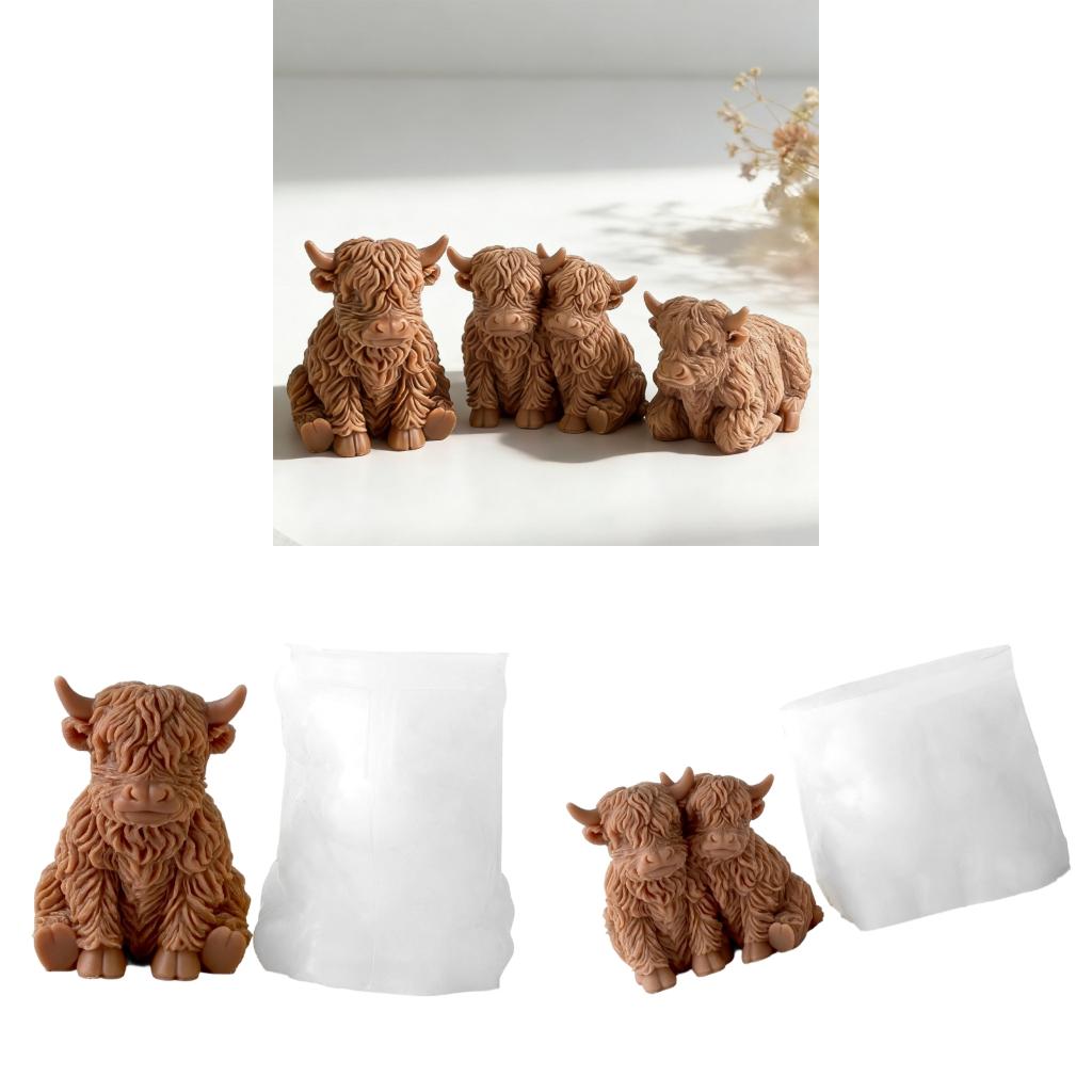 Yak Silicone Molds Animal Silicone Mould for Making Soap